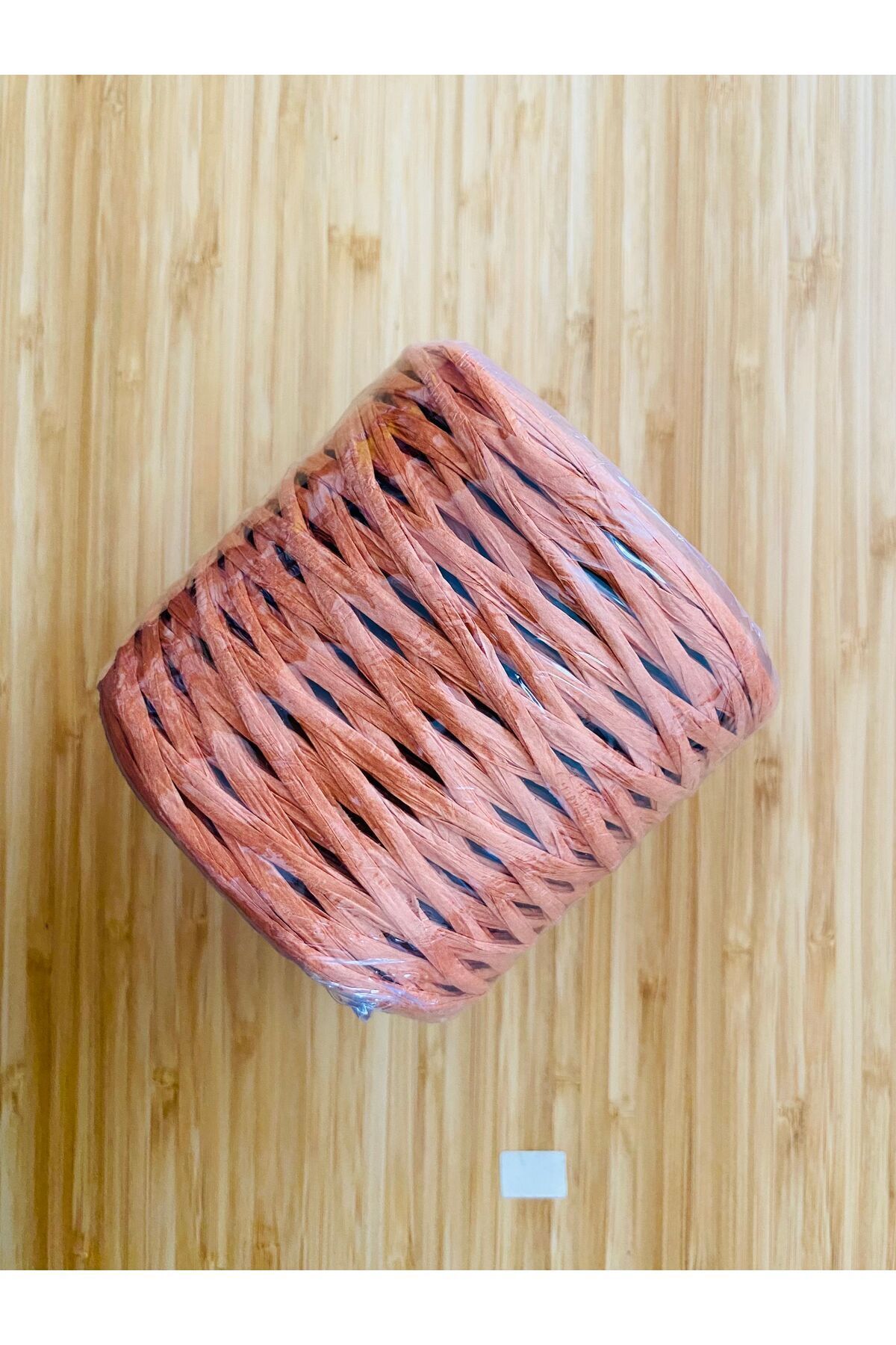 Kağıt Örgü Ip. Çanta, Cüzdan, Şapka, Abajur, Kemer, Supla, Kırlent, Raner, Sepet. 2 Adet. Kiremit