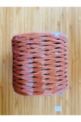 Kağıt Örgü Ip. Çanta, Cüzdan, Şapka, Abajur, Kemer, Supla, Kırlent, Raner, Sepet. 2 Adet. Kiremit