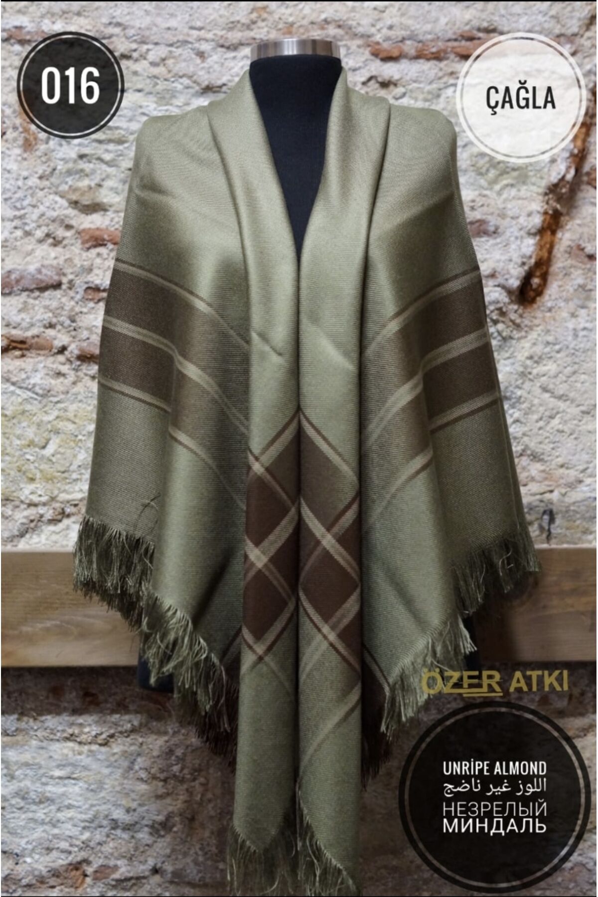 Anne Atkısı, Erzurum Şalı, Omuz Şalı, Anadolu Anne Omuz Çarşaf. Ebat: Saçak Dahil, 150x150cm.