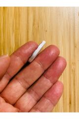 Dekoratif Boyalı Ahşap Düğme 28 Mm. 5'li Paket. Dama Desenli.