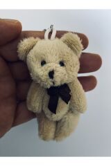 Sevimli peluş anahtarlık 10 cm. Bej