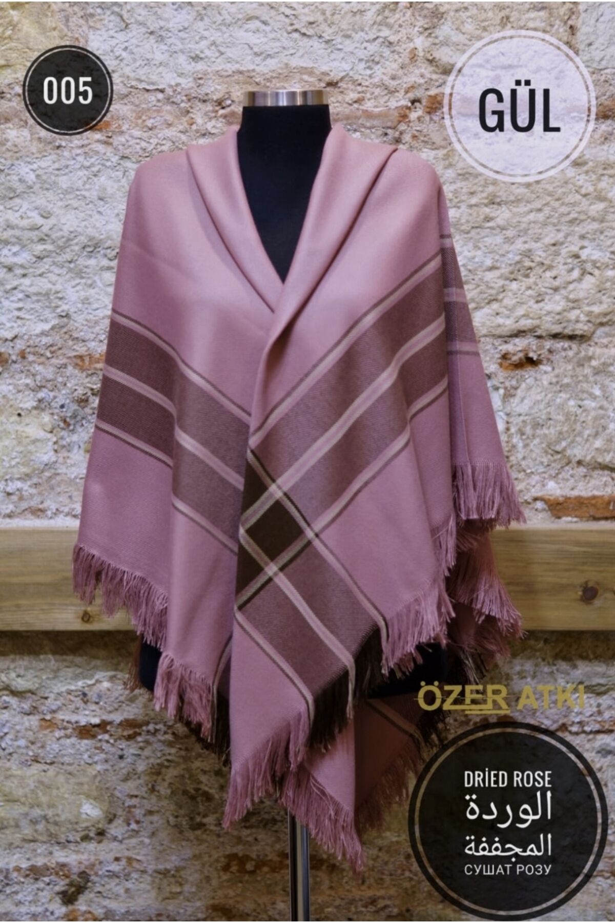 Anne Atkısı, Erzurum Şalı, Omuz Şalı, Anadolu Anne Omuz Çarşaf. Ebat: Saçak Dahil, 150x150cm.