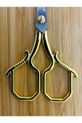 Antik Şekilli Makas. Evde, Ofiste, Dikiş, Nakış, Söz, Nişan, Düğün ve Davetiyelerde. 10.5cm.