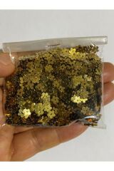 Metalik Kaplama Plastik Papatya El Işleme Pul. 5mm. 15gr. 2480-2500 Adet.