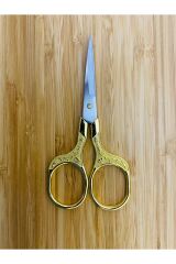 Antik Şekilli Makas. Evde, Ofiste, Dikiş, Nakış, Söz, Nişan, Düğün ve Davetiyelerde. 12.5cm.