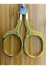 Antik Şekilli Makas. Evde, Ofiste, Dikiş, Nakış, Söz, Nişan, Düğün ve Davetiyelerde. 12.5cm.