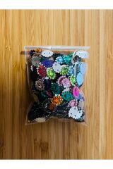 Oya, Havlu, Çeyizlik, Abiye Taş Görünümlü Kayık Plastik pul. 25gr. Tahmini 265 ad. Ebat: 8x12mm.