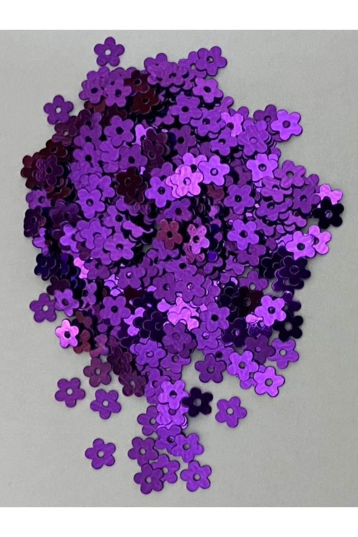 Metalik Kaplama Plastik Papatya El Işleme Pul. 5mm. 15gr. 2480-2500 Adet.