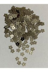 Metalik Kaplama Plastik Papatya El Işleme Pul. 5mm. 15gr. 2480-2500 Adet.