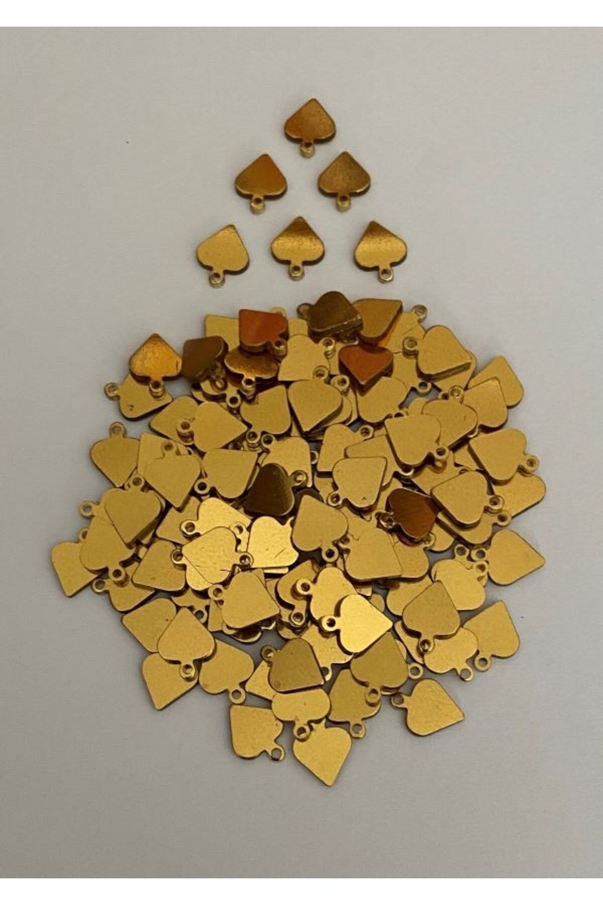 Kalp Gold. Oya, Abiye, Halhal, Bileklik, Kolye Vb. Pleksi Plastik El Işleme Pul. 20gr.