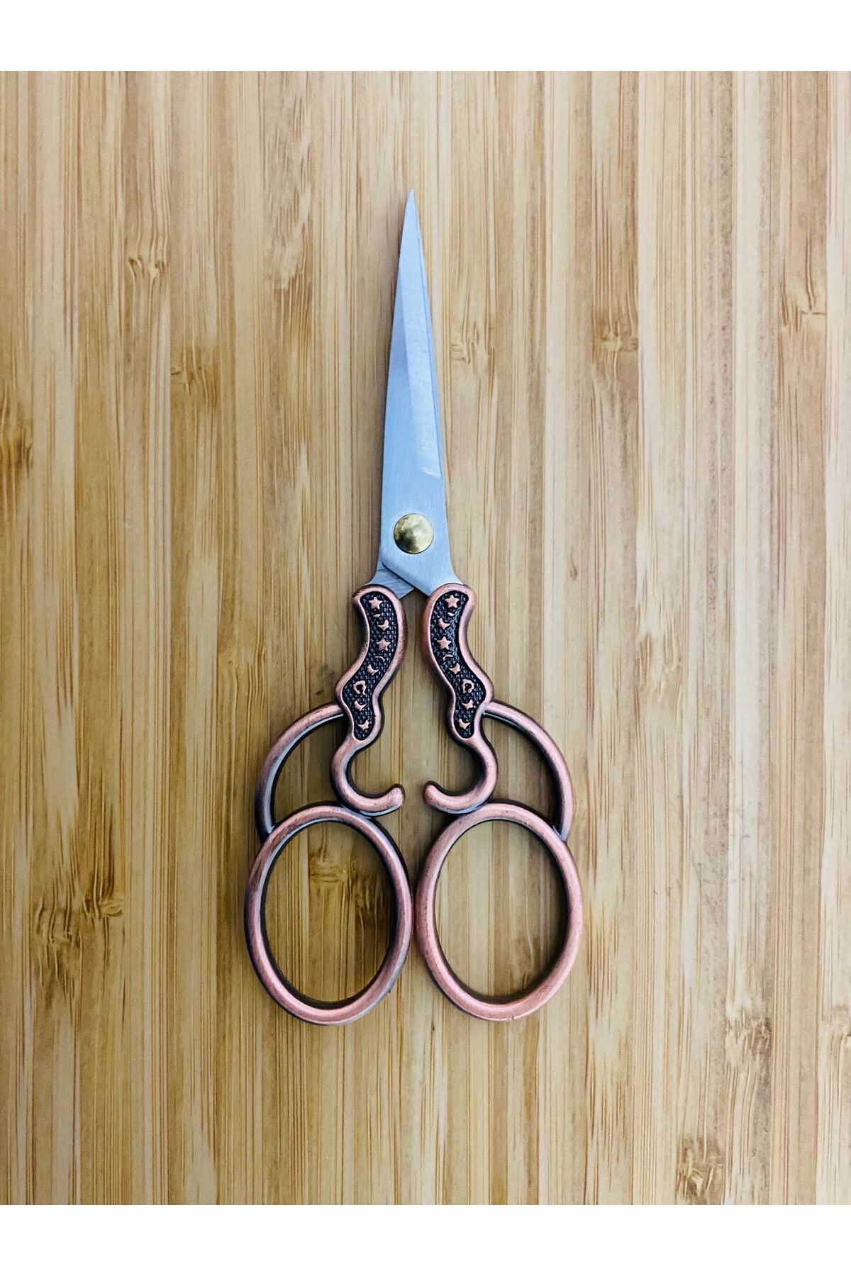 Antik Şekilli Makas. Evde, Ofiste, Dikiş, Nakış, Söz, Nişan, Düğün ve Davetiyelerde. 13cm