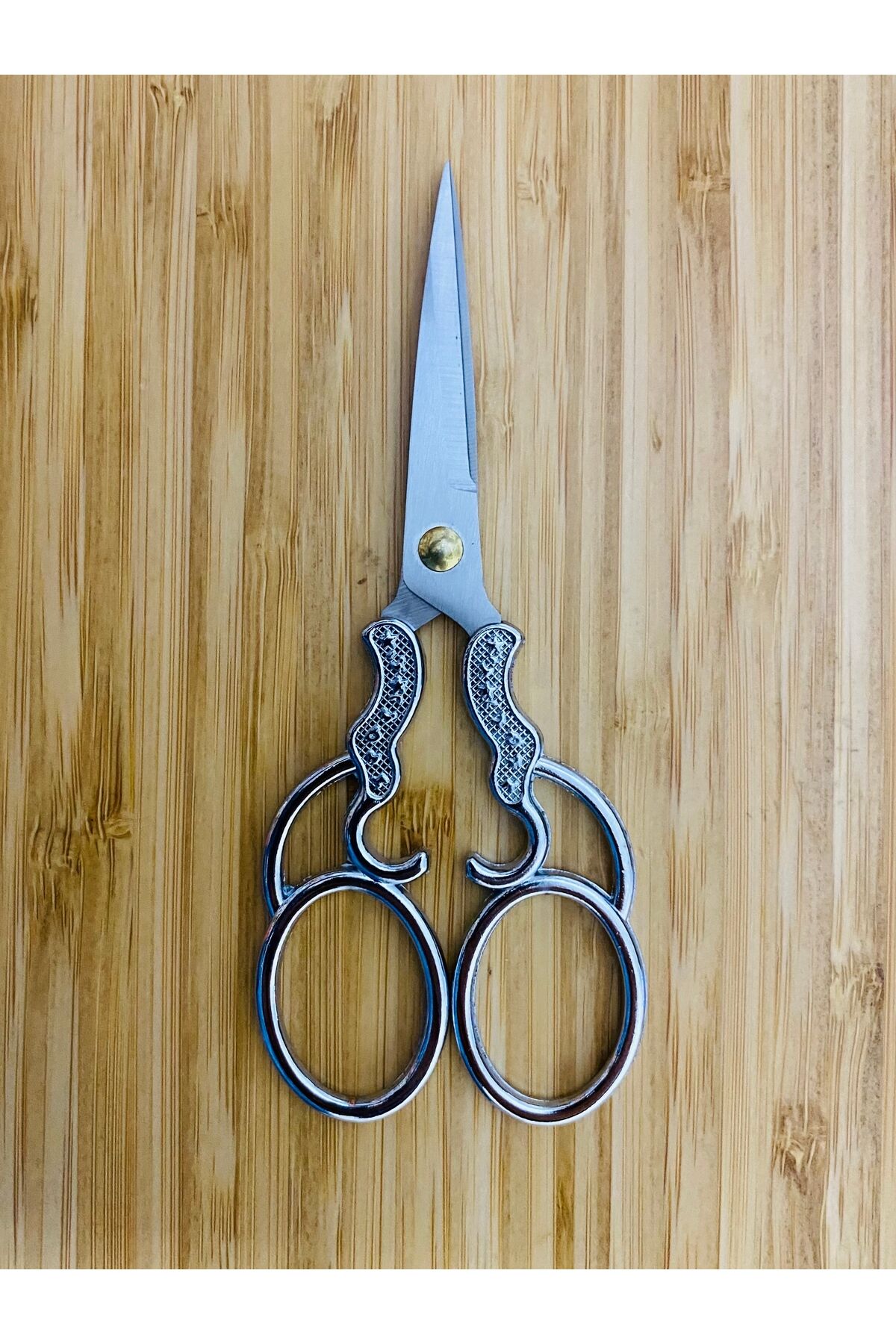 Antik Şekilli Makas. Evde, Ofiste, Dikiş, Nakış, Söz, Nişan, Düğün ve Davetiyelerde. 13cm