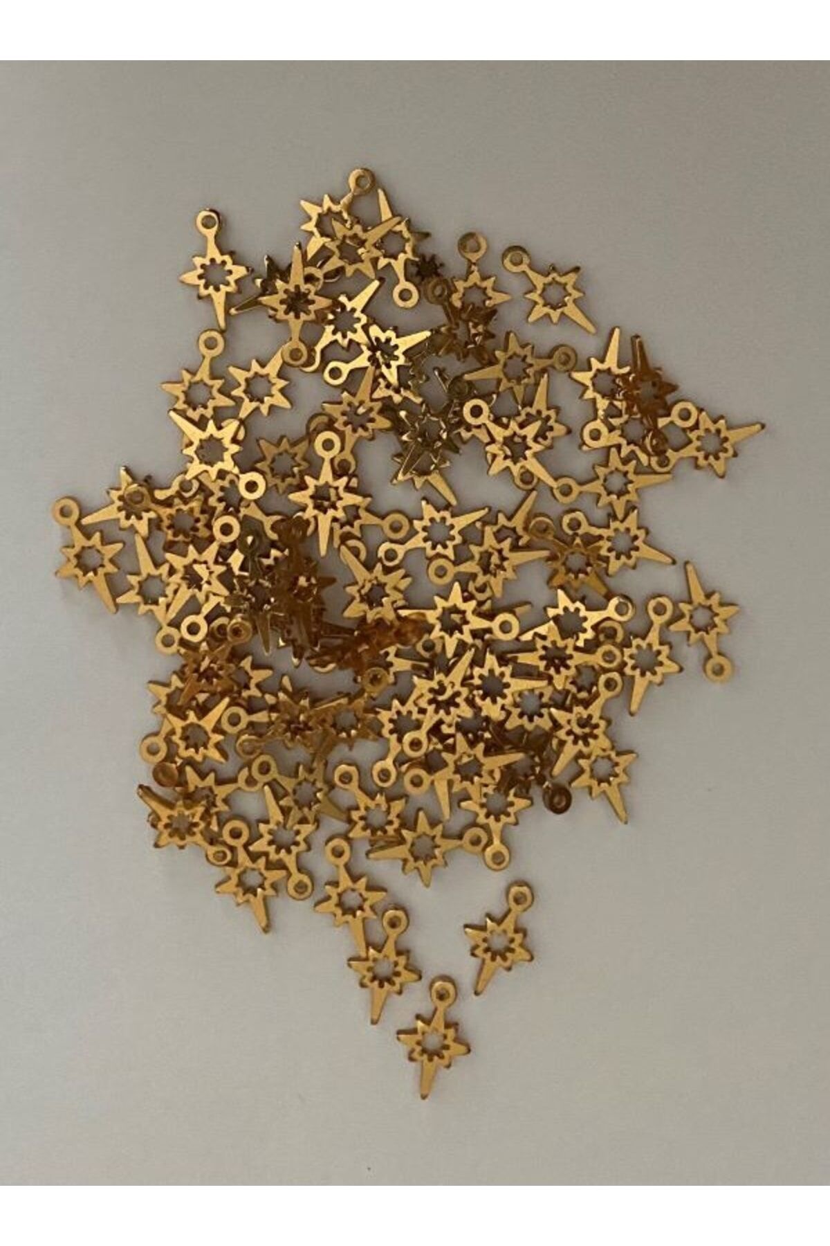 Oya, Abiye, Halhal, Bileklik, Kolye Vb. Pleksi Metalik Kaplama (KALIN) Plastik El Işleme Pul. 15gr.