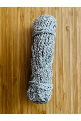 Sim Kordene, Kordon, Ribon 5mm. 10 metre. Gümüş.