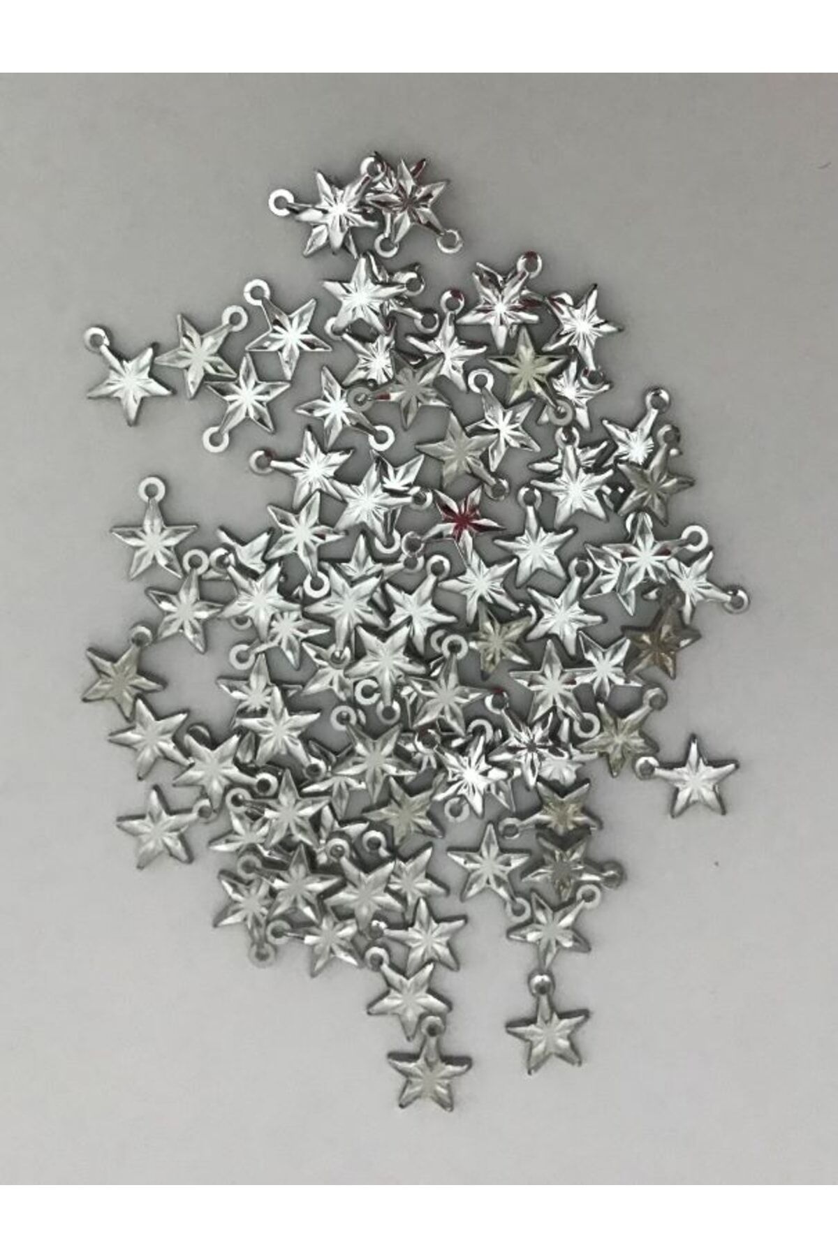 Oya, Abiye, Halhal, Bileklik, Kolye Vb. Pleksi Metalik Kaplama (KALIN) Plastik El Işleme Pul. 20gr.