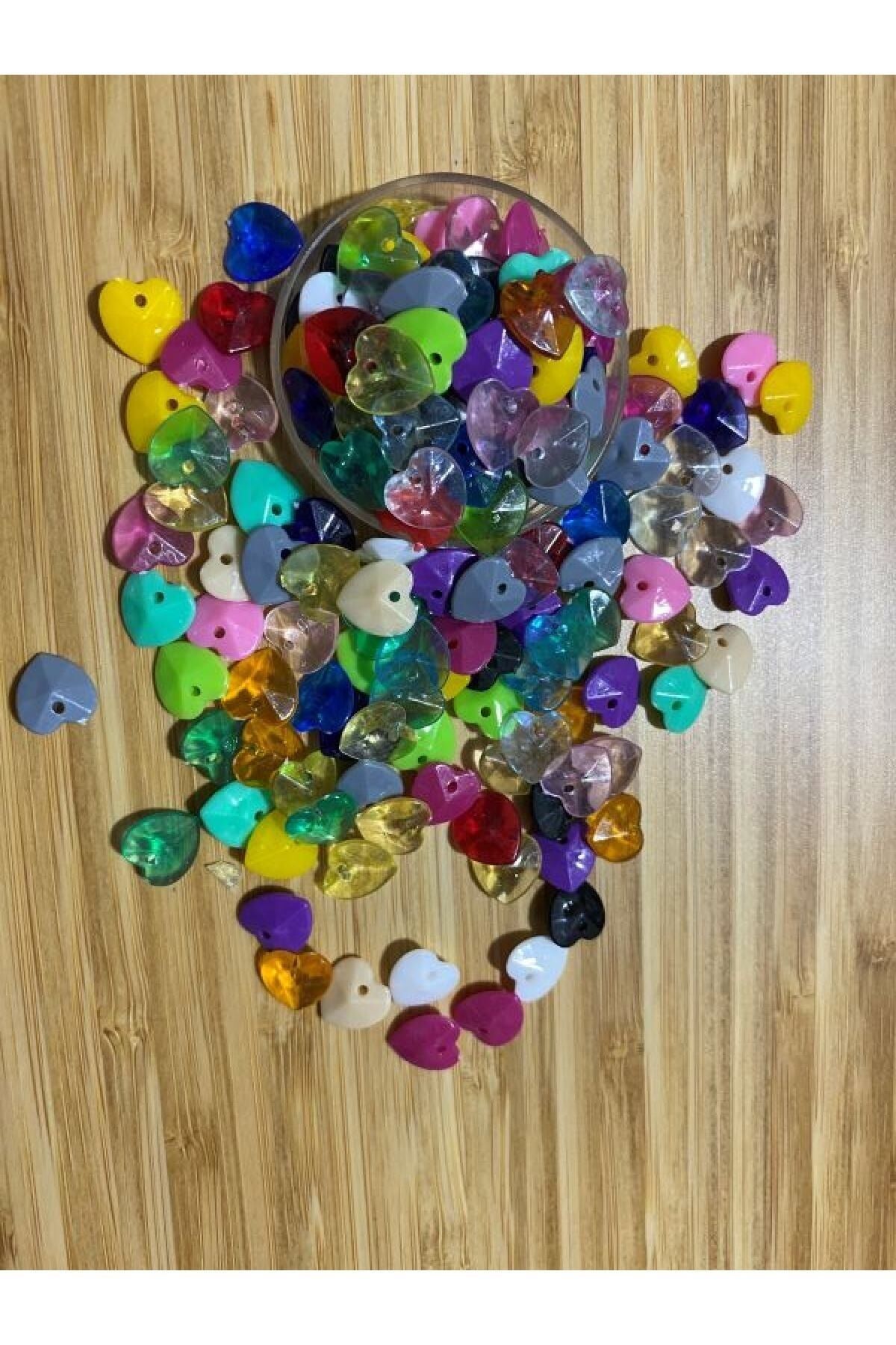 Kalpli Karışık Renkli Boncuk. 25 Gram.