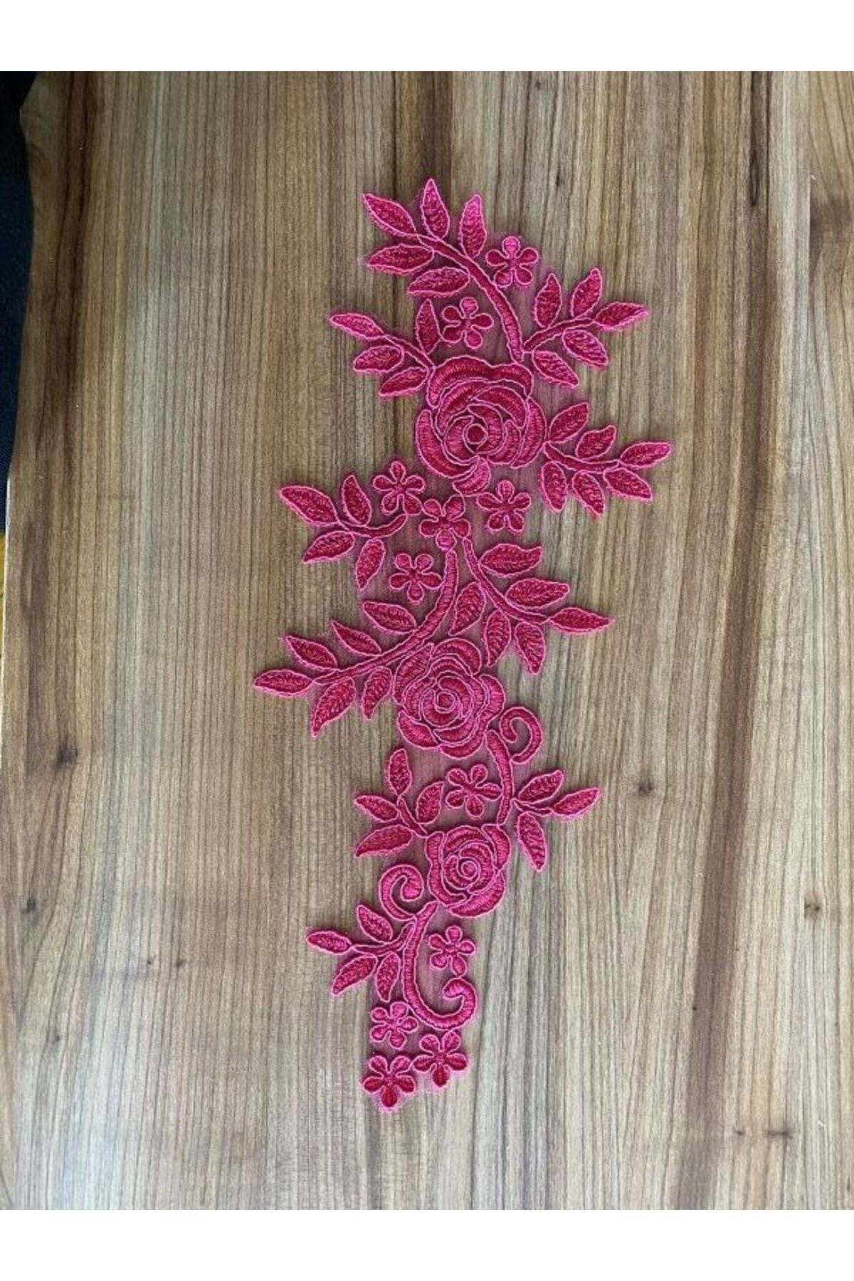 Aplik Fransız Güpür.15x35.5cm. 1 Adet.