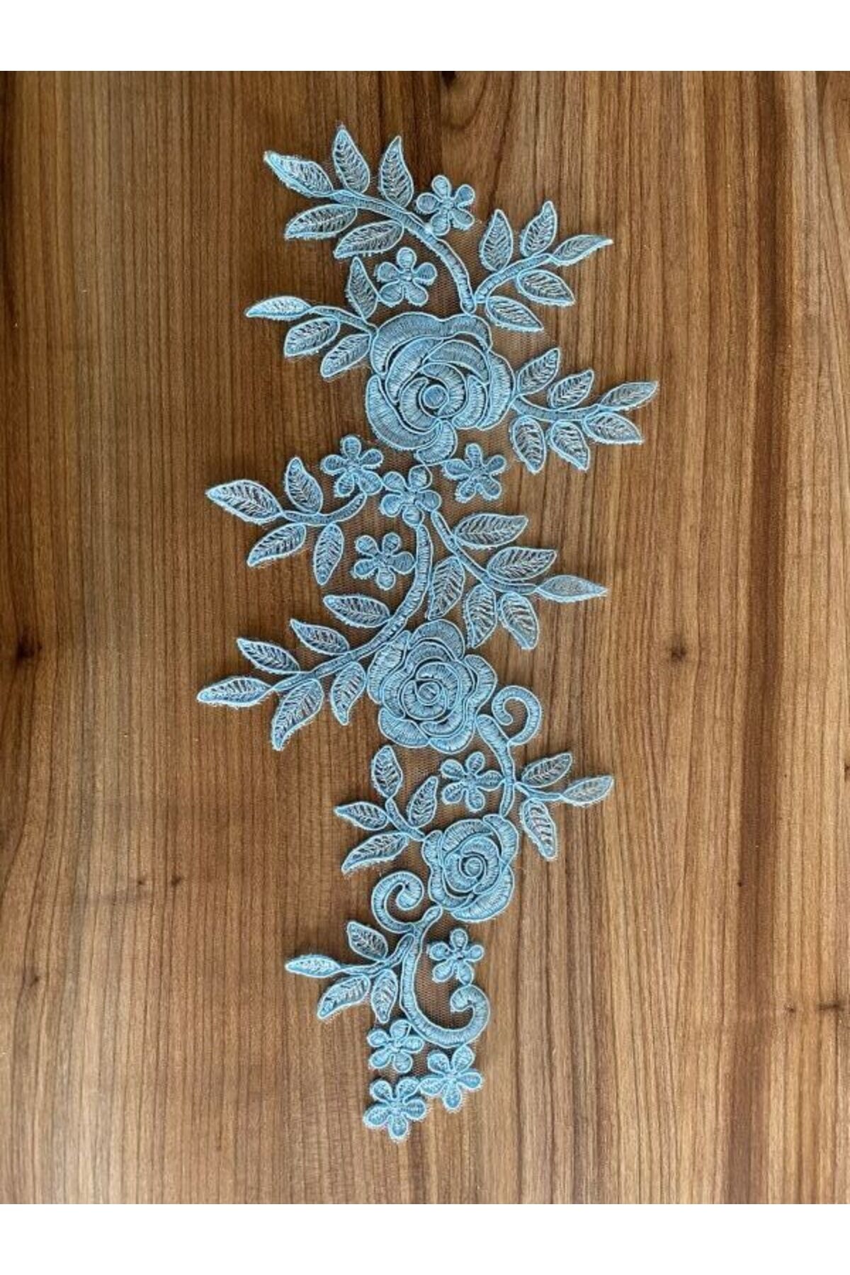 Aplik Fransız Güpür.15x35.5cm. 1 Adet.