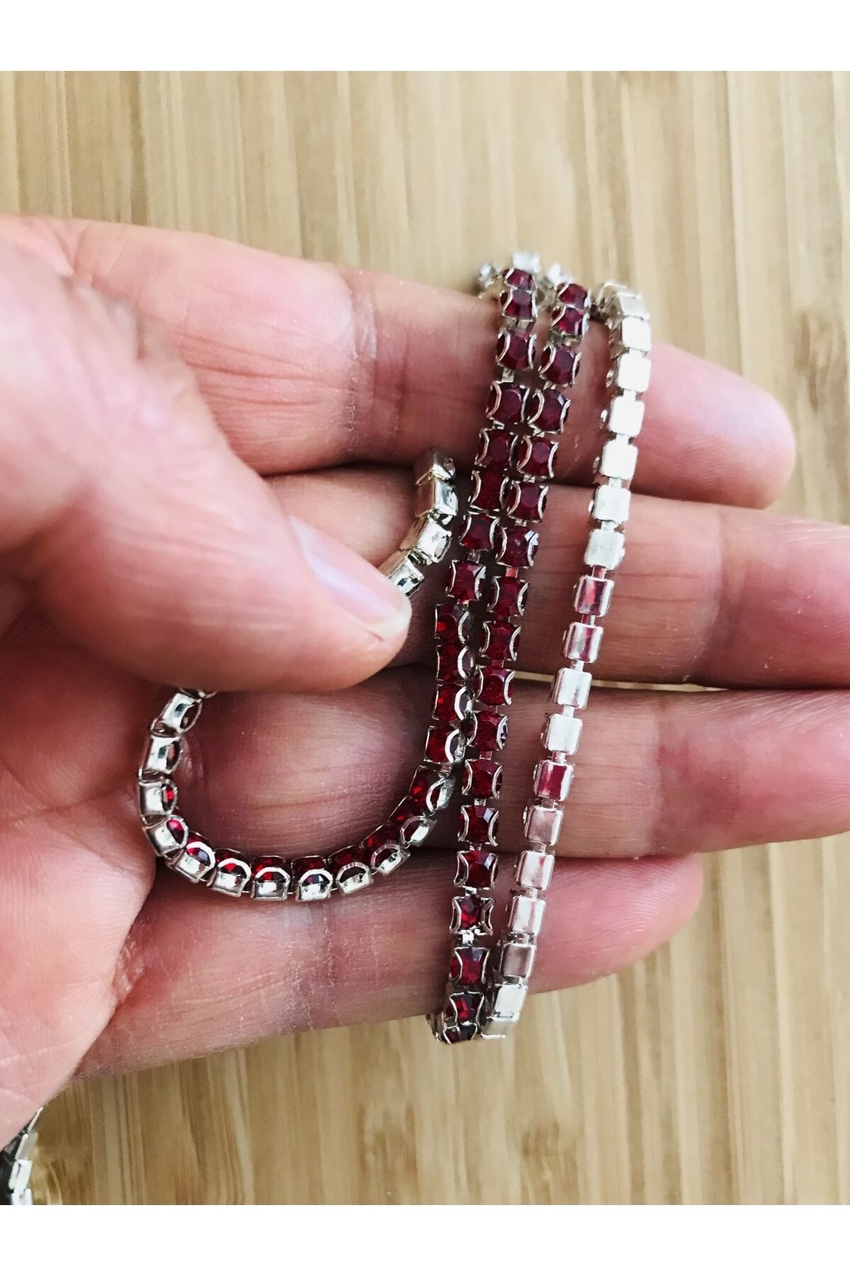 Dekoratif i () Şerit Taş 3 mm X 2 m Kırmızı