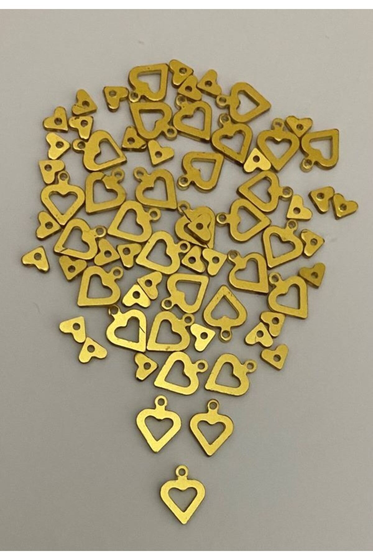 Oya, Abiye, Halhal, Bileklik, Kolye Vb. Pleksi Metalik Kaplama (KALIN) Plastik El Işleme Pul. 20gr.