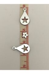 Oya, Abiye, Halhal, Bileklik, Kolye Vb. Pleksi Metalik Kaplama (KALIN) Plastik El Işleme Pul. 20gr.