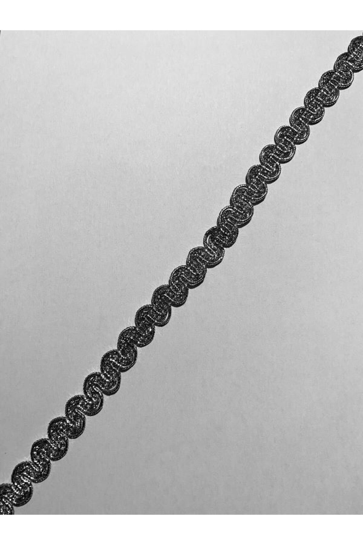 Dekoratif Sim Şerit. 1,4 cmx2 m Gümüş