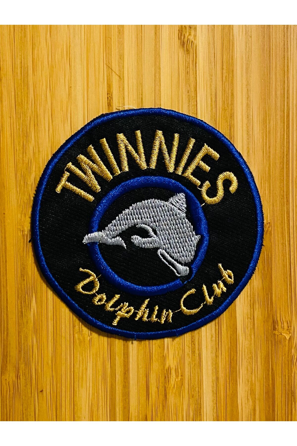 Arma Dikmeli Gabardin Kumaş Yunus Balığı 9cm. Siyah. 1 adet.