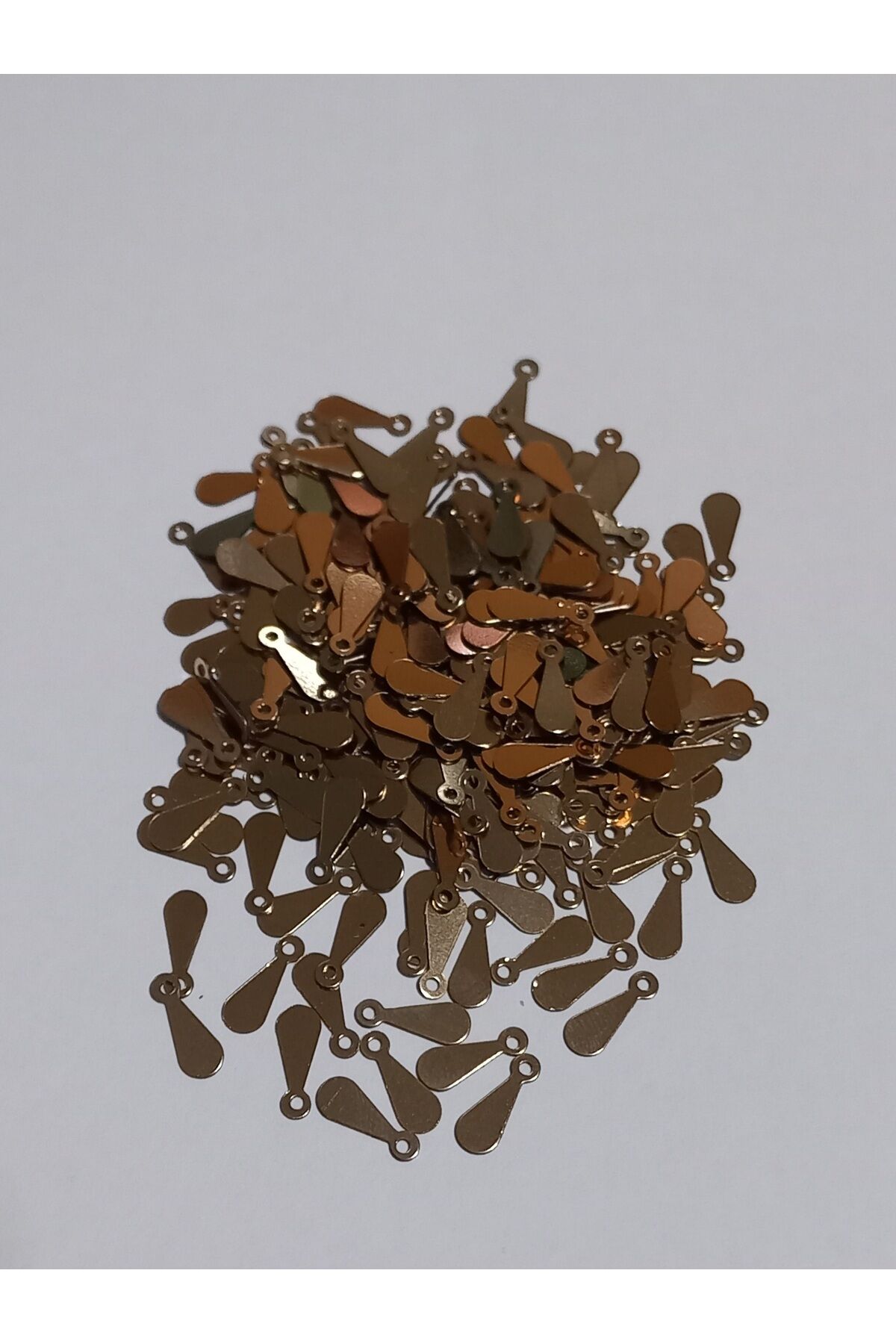 Oya,havlu, halay mendili kulplu damla pul No;8 11x4mm 20 gr 1000 adet