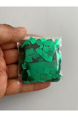 Oya,havlu, Halay Mendili Yan Delikli Kare El Işleme Pul Yeşil 8mm 20gr. Tahmini 680 Adet