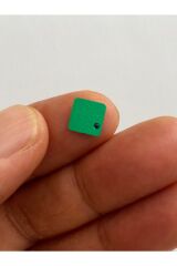 Oya,havlu, Halay Mendili Yan Delikli Kare El Işleme Pul Yeşil 8mm 20gr. Tahmini 680 Adet