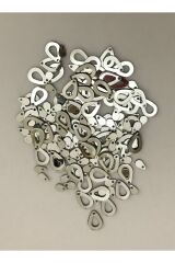 Oya, Abiye, Halhal, Bileklik, Kolye Vb. Pleksi Metalik Kaplama (KALIN) Plastik El Işleme Pul. 20gr.