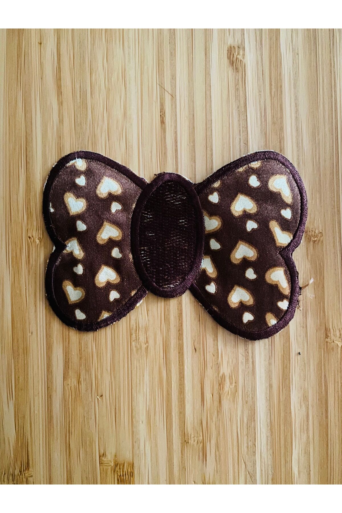 Arma Yapıştırmalı ve dikmeli Fiyonk 7.5x11cm. Kahve. 1 adet.