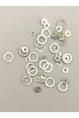 Analı Kızlı Metalik Kaplama Oya, Abiye, Havlu, Çeyizlik Vb. Plastik El Işleme Pul 15gr.