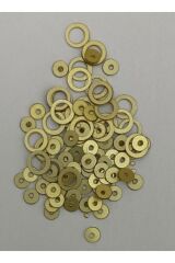 Analı Kızlı Metalik Kaplama Oya, Abiye, Havlu, Çeyizlik Vb. Plastik El Işleme Pul 15gr.