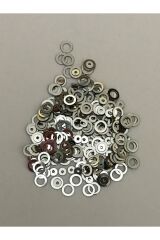 Analı Kızlı Metalik Kaplama Oya, Abiye, Havlu, Çeyizlik Vb. Plastik El Işleme Pul 15gr.