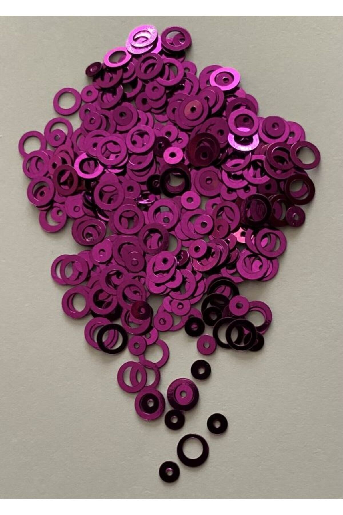 Analı Kızlı Metalik Kaplama Oya, Abiye, Havlu, Çeyizlik Vb. Plastik El Işleme Pul 15gr.