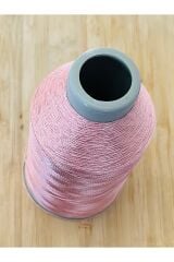Kaplan 6 Kat 100 gr Polyester Dikiş, Oya, Dantel El İşleme Ipliği. Renk: Pudra.