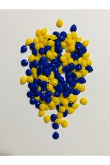 Örgü El İşleme Plastik Gözyaşı Damla Boncuk. 25gr. 195 Adet