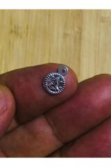 Öztürk Tuğra ince  Pul Gümüş. 7mm. 15gr. Paket içi tahmini 550 adet.