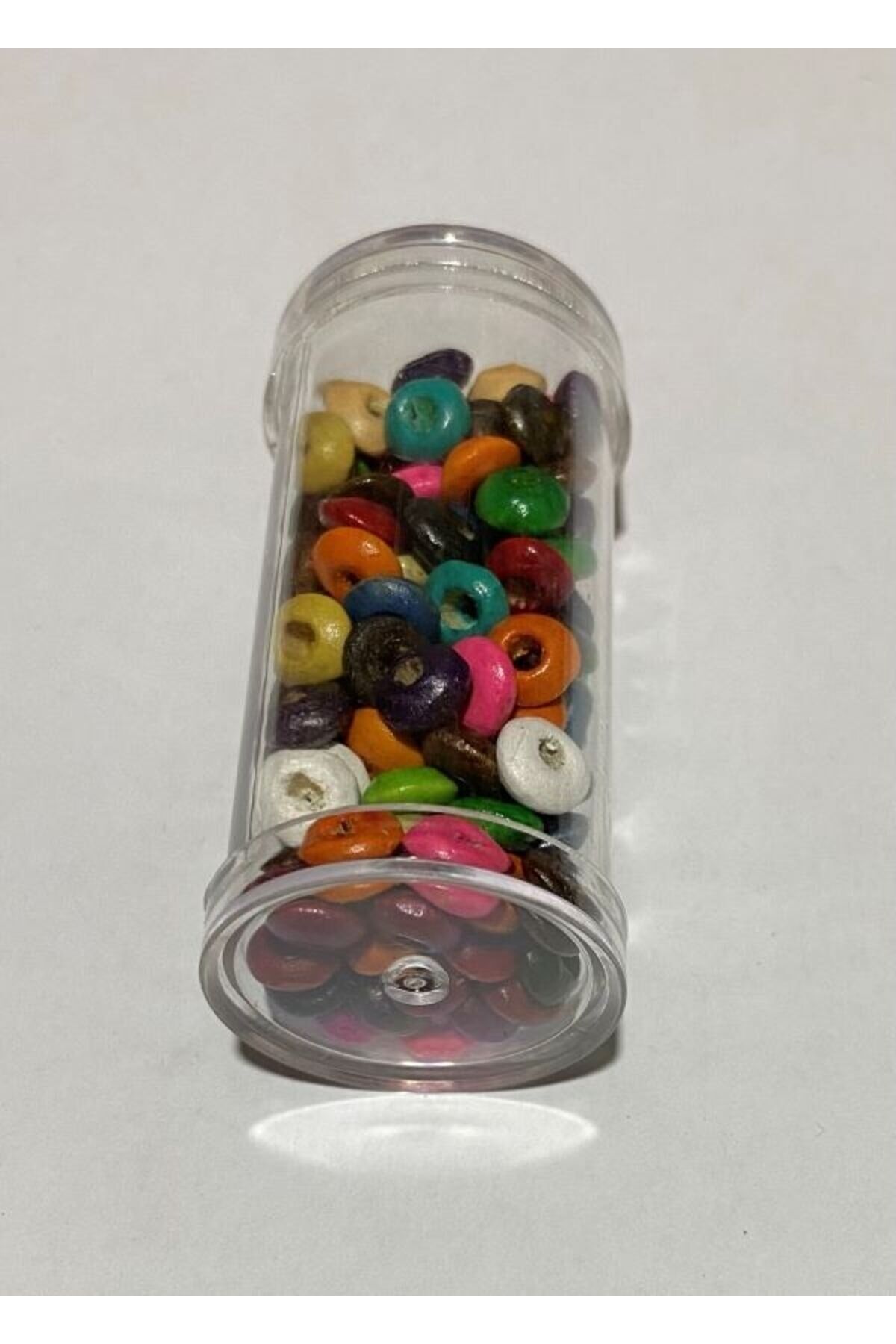 Karışık Renkli Cd Takı Boncuk. 10-12gr. 7x3mm. 1tüp.