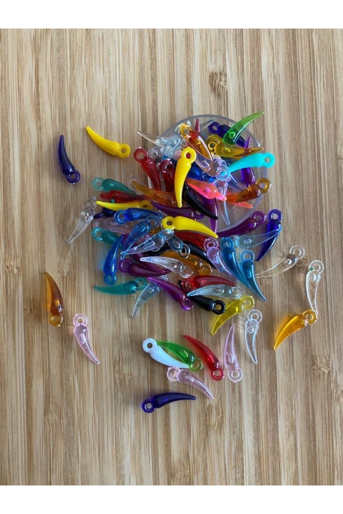 Sivri Biber Yazma Halay, Mendili Veabiye Işleme Boncuk 2,2cm. 20gr.