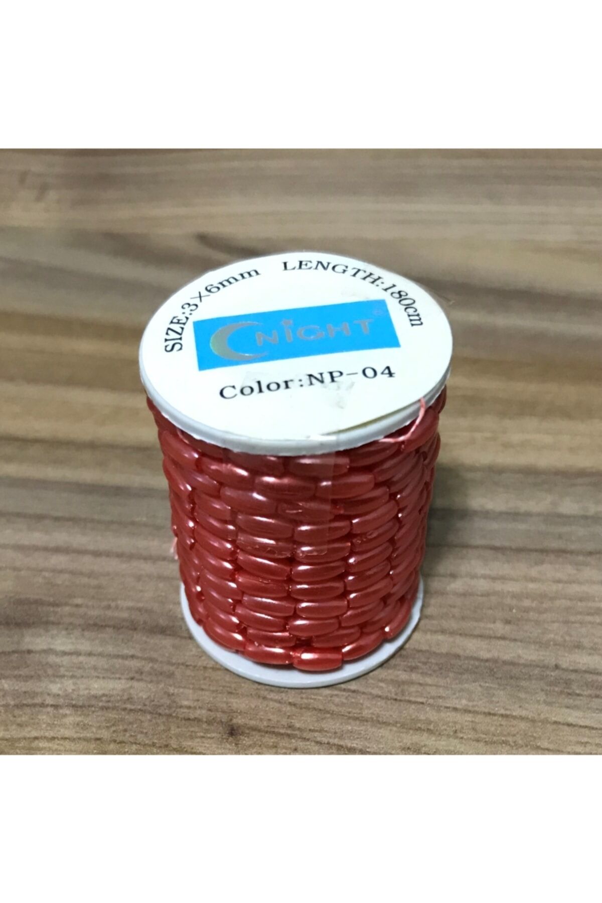 Arpa Boncuk 3x6mm. 180cm.