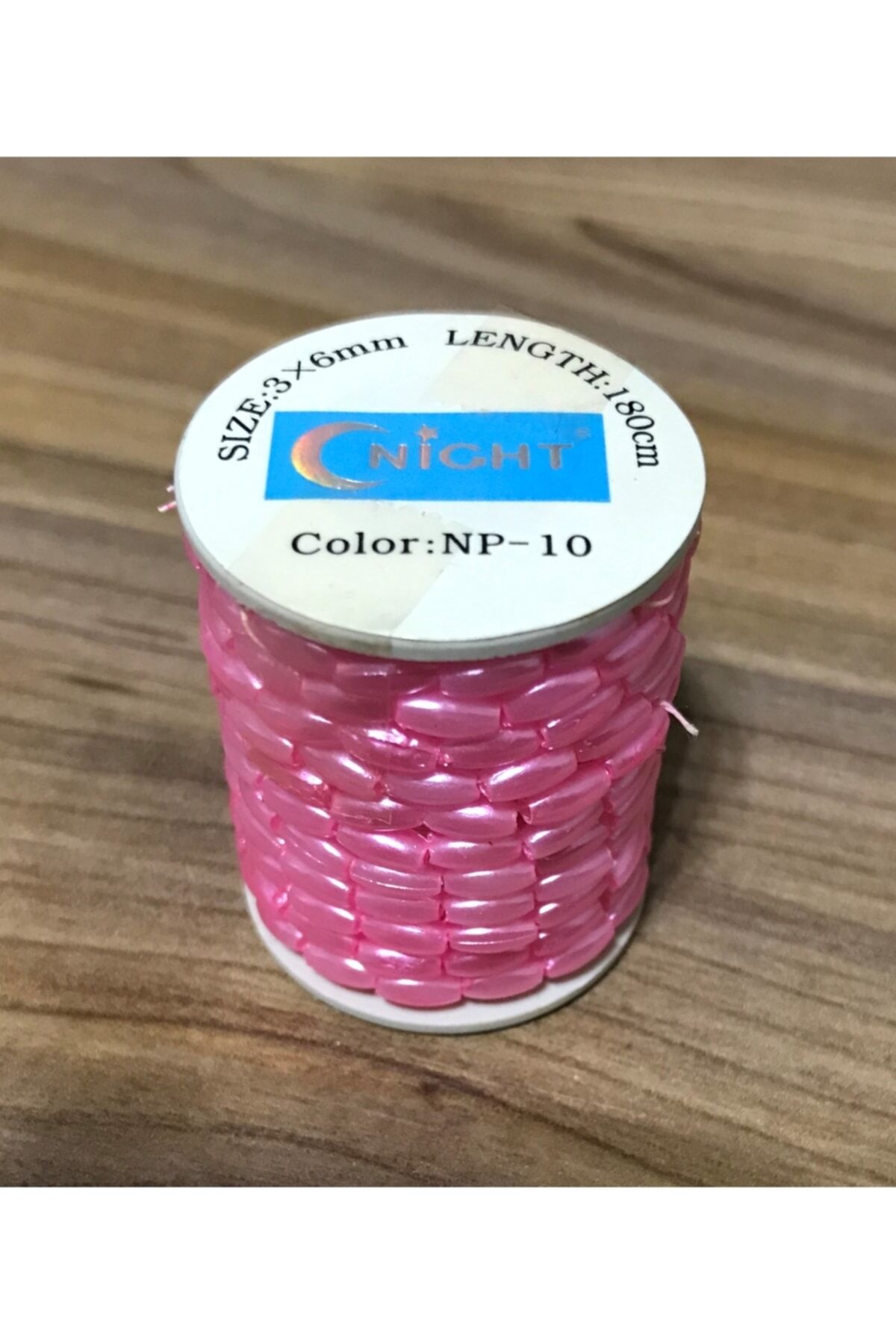 Arpa Boncuk 3x6mm. 180cm.