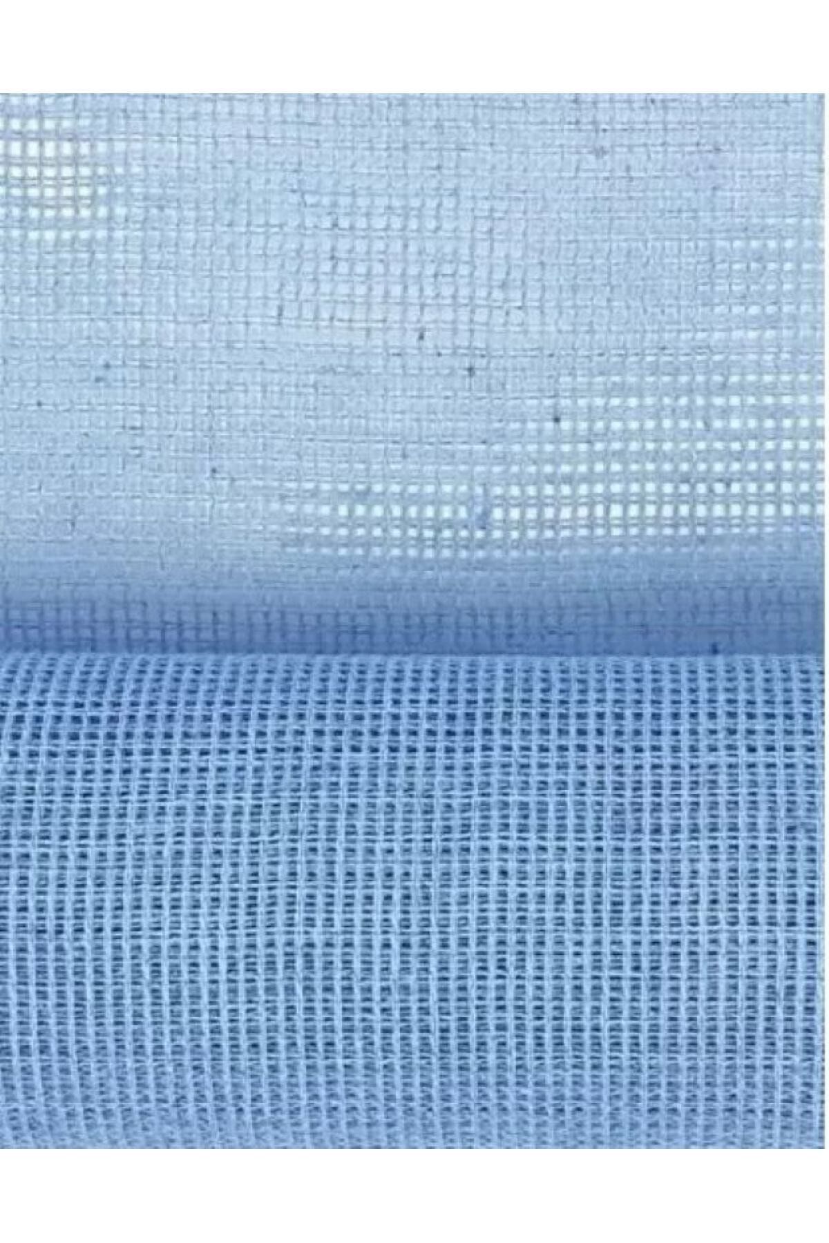 Sökülebilir Kanaviçe Kumaş, 35cmx1metre. Mavi.