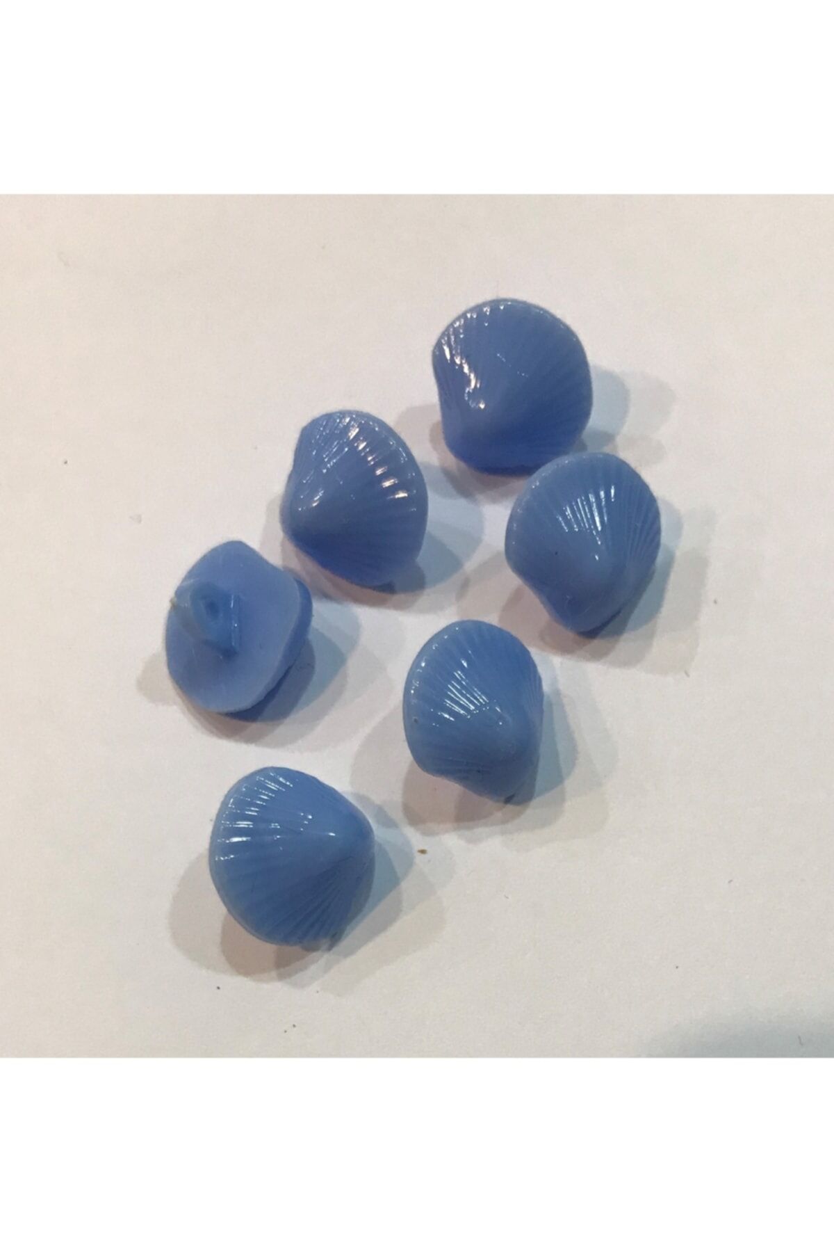 Deniz Kabuğu Bebe Düğmesi. 1.4cm. 6'lı Paket.