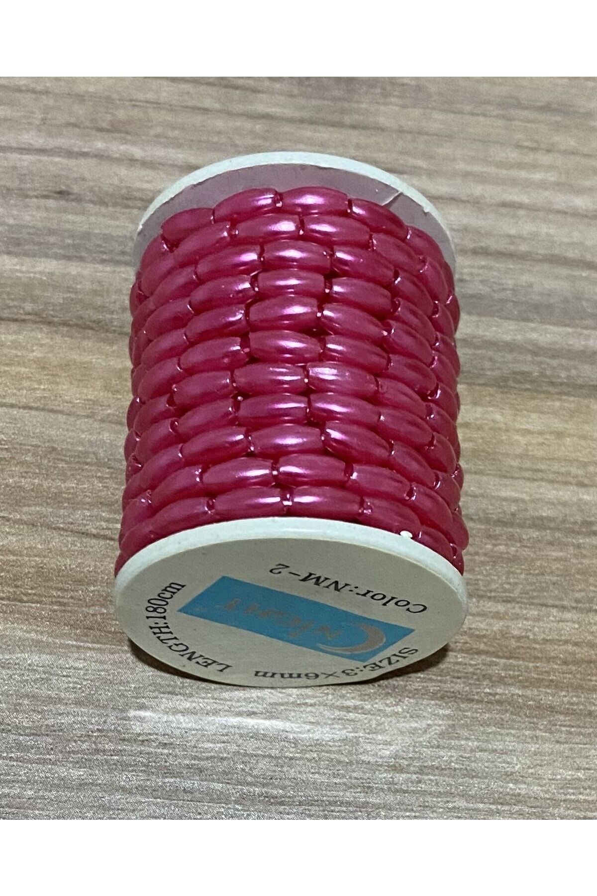 Arpa Boncuk 3x6mm. 180cm.