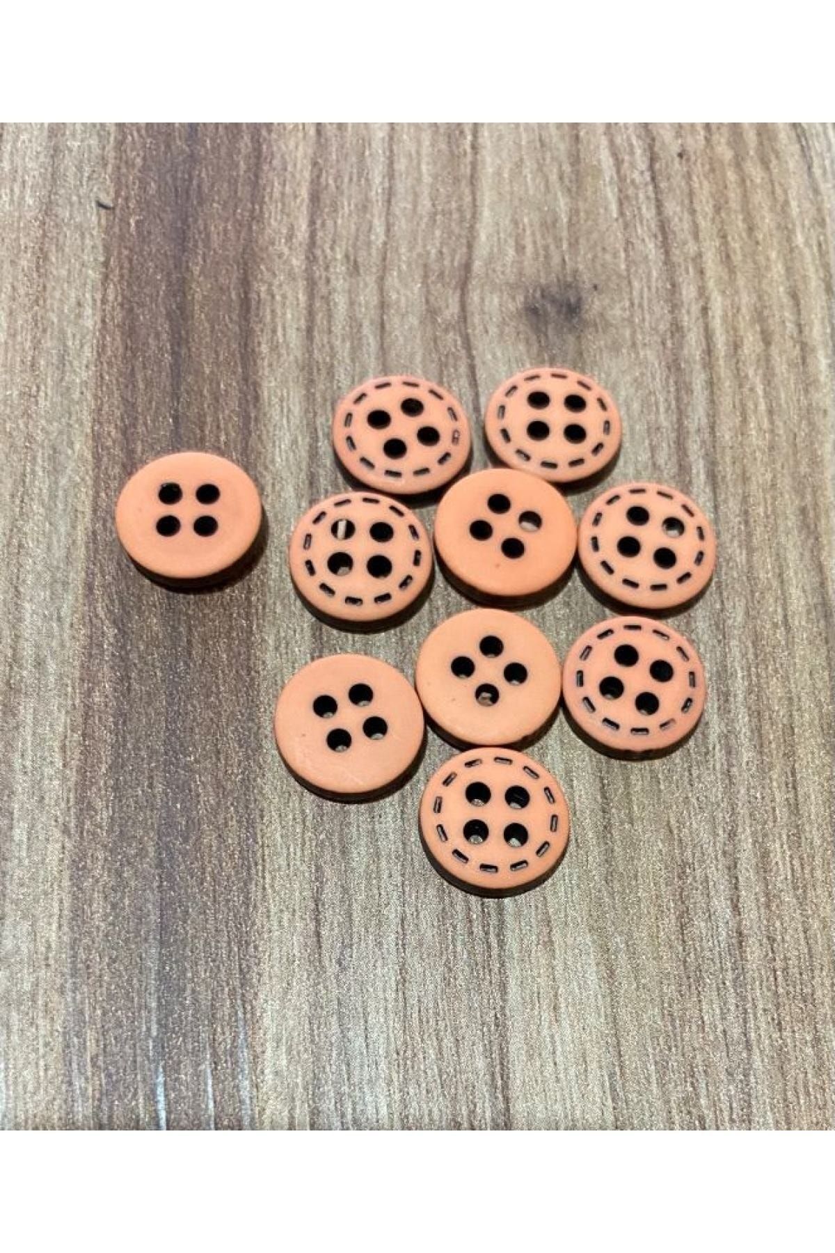 Spor Gömlek Düğmesi 1.2cm 10 Adet.