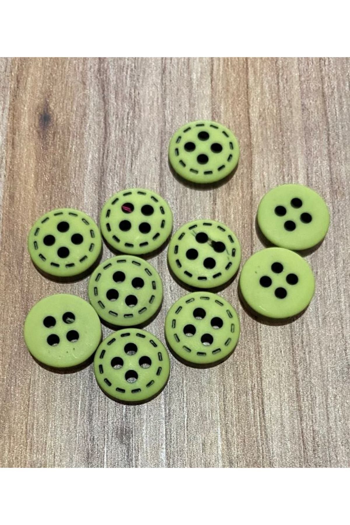 Spor Gömlek Düğmesi 1.2cm 10 Adet.