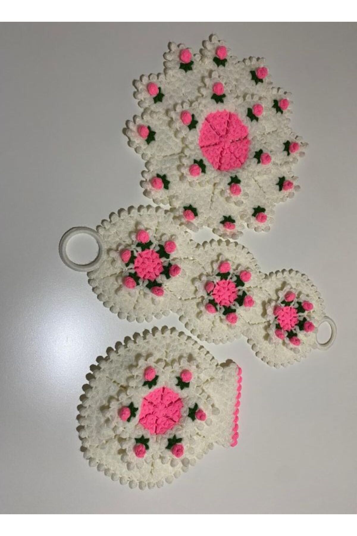 Çeyizlik Ve Banyo Lif Takımı 3'lü Set.