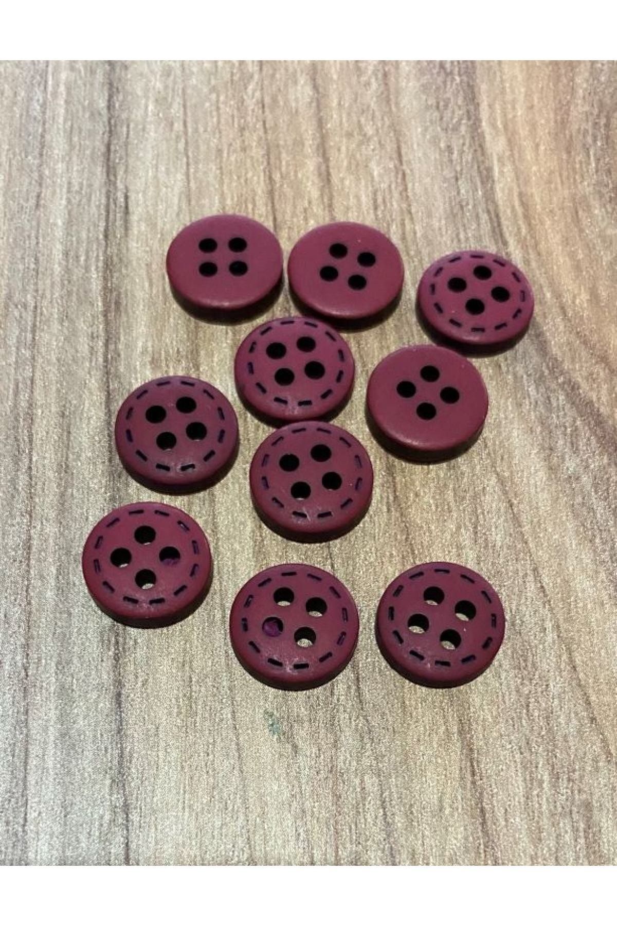 Spor Gömlek Düğmesi 1.2cm 10 Adet.